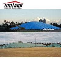 Bâche en PVC imperméable pour entrepôt de céréales en plein air, pour l'agriculture