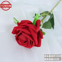 Roses artificielles en velours, roses faites à la main, cascade florale, décoration de mariage, décoration de fête, fleurs personnalisées en couleur