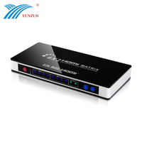 4K x 2K 3D 4 entradas 2 salidas HDMI Matrix 4x2 Video Switcher Soporte 1080P HDMI 4 en 2 salidas HDMI Splitter con control remoto