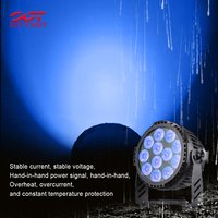 Projecteur LED Slim DMX512 étanche pour extérieur, 12x10W RGBW 4-en-1 IP65 8CH, température de couleur 2800-8500K, idéal pour les mariages
