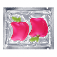 Masque pour les yeux en hydrogel rouge, patchs pour les yeux au collagène, hydratants, raffermissants, éclaircissants, anti-rides, étiquette privée, logo personnalisé, OEM, ODM