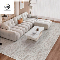 Handgetufteter, individuell geformter Designer-Teppich mit individuellem Logo und Größe, individuell gemustert für Wohnzimmer