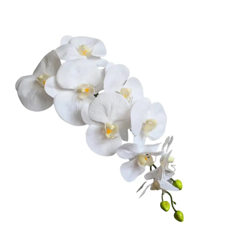 Wholesale Cheap Bulk Home Wedding Decoration Real Touch Pu Orchids Artificial Flowers