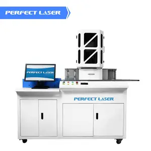 3d CNC Otomatis Logam Baja Nirkarat Pembuat Tanda Logo Iklan Led Saluran Surat Benok Mesin Notcher