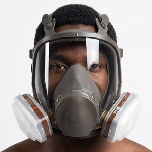 <span class=keywords><strong>Masque</strong></span> <span class=keywords><strong>respiratoire</strong></span> intégral en silicone 6800 avec cartouches filtrantes remplaçables, réutilisable, <span class=keywords><strong>protection</strong></span> anti-gaz pour mines <span class=keywords><strong>de</strong></span> charbon et <span class=keywords><strong>peinture</strong></span> au pistolet - Product Image 2