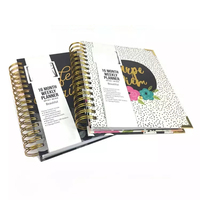 Échantillon gratuit faible quantité minimale de commande personnalisé 2022-2023 carnet de vie A5 à couverture rigide, agenda imprimé, agenda imprimé