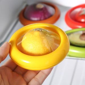 Silicone Transparent Film Fruit Vegetable Fresh-Keeping Avocado Cover Onion Lemon Refrigerator <strong>Freezer</strong> Storage <strong>Container</strong> <strong>Box</strong> - Product Image 2