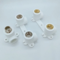 LK201 raccord de tuyau d'eau en plastique PN25 taille 20-3/4 Double coude tuyau tpr 90 degrés coude raccords de plomberie