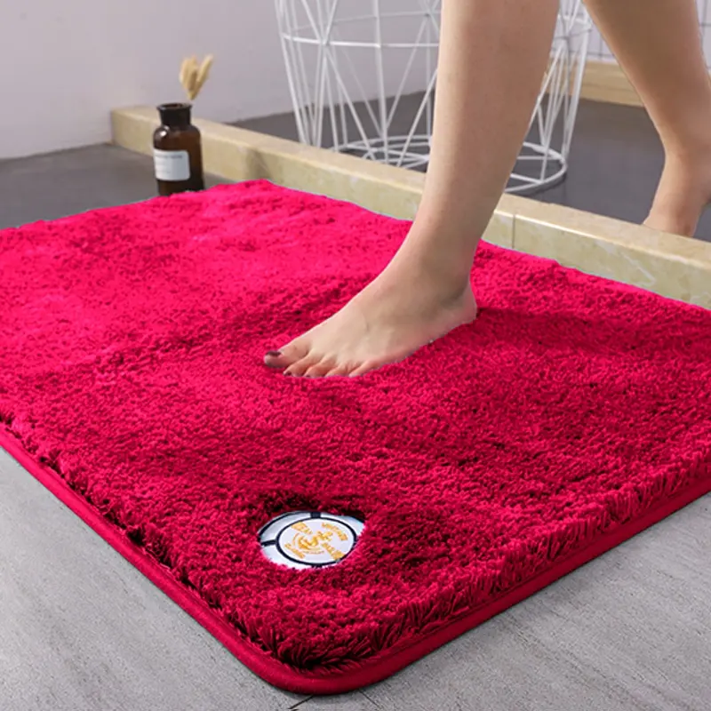 2023 Siêu Nước Hấp Thụ Sợi Nhỏ Polyester Nhanh Chóng Khô Non-Slip Tắm Mat