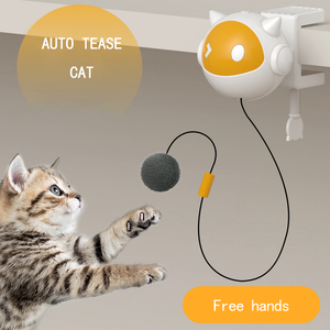 Il giocattolo intelligente dell'animale domestico solleva automaticamente il giocattolo elettrico del gatto per intrattenere la palla del giocattolo del gatto - Product Image 2
