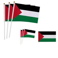 Drapeaux nationaux du pays de Palestine en polyester 3x5ft bon marché