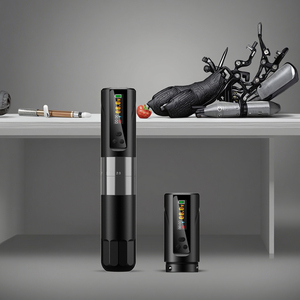 1600mAh Wireless Tattoo <b>Pen</b> Machine Adjustable Stroke Frequency Kick Start PMU Gun - Product Image 1
