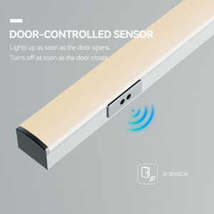 Modern Aluminum Bedroom Door Sensor Motion <strong>LED</strong> Strip <strong>Light</strong> Plastic Surface Mounted <strong>Drawer</strong> <strong>Lights</strong> Lamps Indoor Kitchen Cabinet - Product Image 2