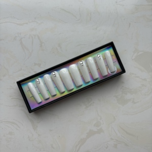 เล็บปลอมแบบสวมใส่ได้10ชิ้นเล็บกดมือ10ชิ้นดูหรูหรา - Product Image 6