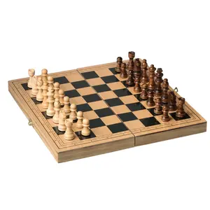 High Quality Classic Educational Learning Wooden Chess Board Game Toy Chess For Adults