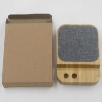 Chargeur sans fil en bambou écologique 6 en 1, boîte de rangement pour câbles de charge multiples, logo personnalisé gravé au laser, cadeau promotionnel