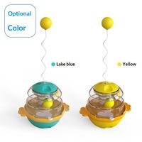 Jouet d'entraînement IQ pour animaux de compagnie : Jouet rotatif pour chat, nouveau design, balle distributrice de nourriture rotative pour chats d'intérieur
