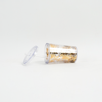 Gobelet en plastique léger de 12 oz à double paroi, portable avec paille, motif pailleté, design mignon pour usage extérieur