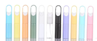 ANLN 20ml Macaron Couleur Mini Atomiseur Cosmétique Vide Fine Brume En Plastique Vaporisateur De Parfum avec Pompe Scellant Forme De Cylindre