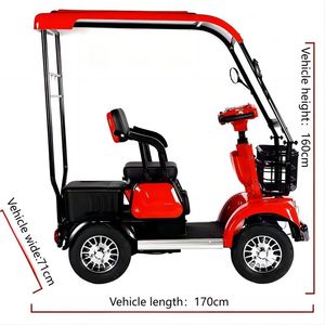 Vélo électrique <span class=keywords><strong>pour</strong></span> adultes 48V 60V 800W, scooter puissant à quatre roues avec Bluetooth <span class=keywords><strong>pour</strong></span> les personnes handicapées, mobilité touristique - Product Image 6