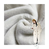 Fox Nerz Pelz Stoff Gutes Hand gefühl Weicher glatter Kunst pelz Stoff mit weichem Wildleder Stoff für Winter mode Mantel Jacke gebunden