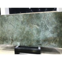 YDSTONE – Nouvelle dalle de granit poli de luxe moderne, vert Tanzanite, turquoise, grande taille, pour comptoirs et murs extérieurs et salles de bain