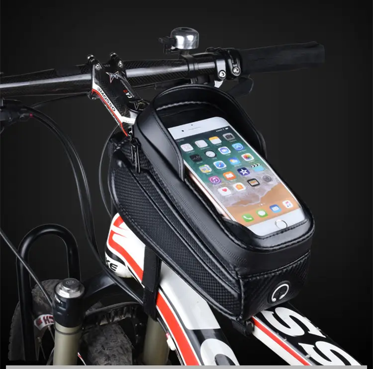 EVA Hard Shell Waterproof TPU Touch Screen Bicycle Beam Bag Bike Phone Bag