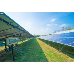 Support de montage solaire photovoltaïque réglable avec structure de support flexible