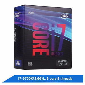 สินค้ามาใหม่ ของแท้ I7 9700KF ซีพียูแบบกล่อง คอร์ 8 แกนประมวลผล LGA1151 3.6GHz รองรับ DDR4 I7 9700KF cpu - Product Image 2