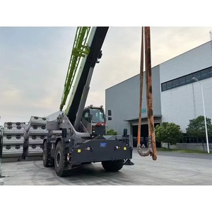 <span class=keywords><strong>Grue</strong></span> <span class=keywords><strong>mobile</strong></span> ZRT600V542-1 à pneus en caoutchouc avec pression de travail nominale de 28MPa <span class=keywords><strong>Grue</strong></span> <span class=keywords><strong>mobile</strong></span> stable d'équipement d'extraction de 60 tonnes - Product Image 1