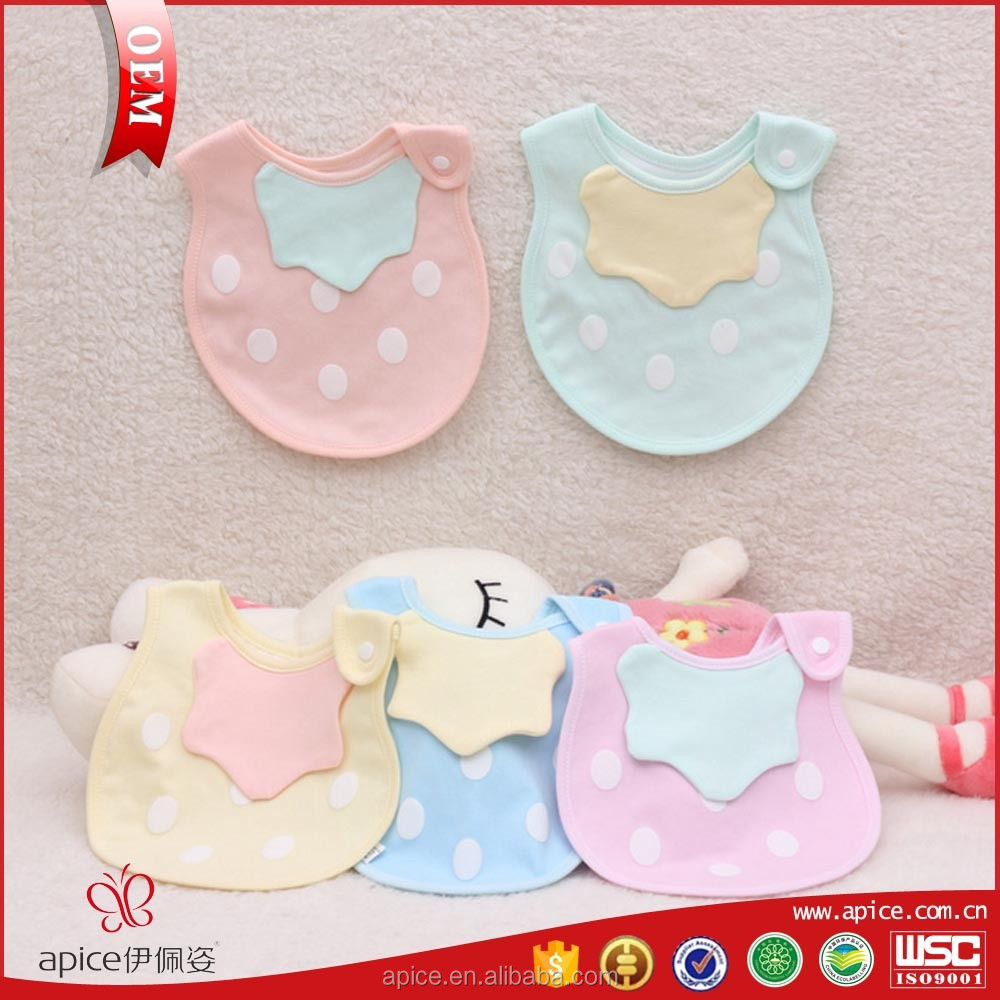 Amazon горячие продажи органических бандана слюни хлопок прорезывания зубов детские нагрудники
