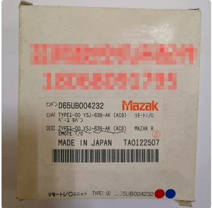 บอร์ด MAZAK IO รุ่น D65UB004232 TYPE1-00 YSJ-639-AK ของแท้ ใหม่ - Product Image 1