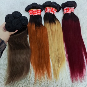 Letsfly Paquetes de Cabello Humano Liso 20PCS al por Mayor 1BTgris 16 Pulgadas 50 gramos 100% Cabello Humano Trama de Cabello - Product Image 1