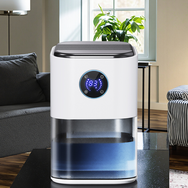 Energy-Efficient Portable Dehumidifier for Home Outdoor Use 2000ML Water Tank 40dB Quiet Operation Electric/USB Powered for
