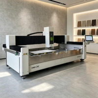 Centre d'usinage CNC ATC 5 axes pour la découpe de granit et de marbre, modèle 3015, robuste, 11 kW, pour plans de travail de cuisine