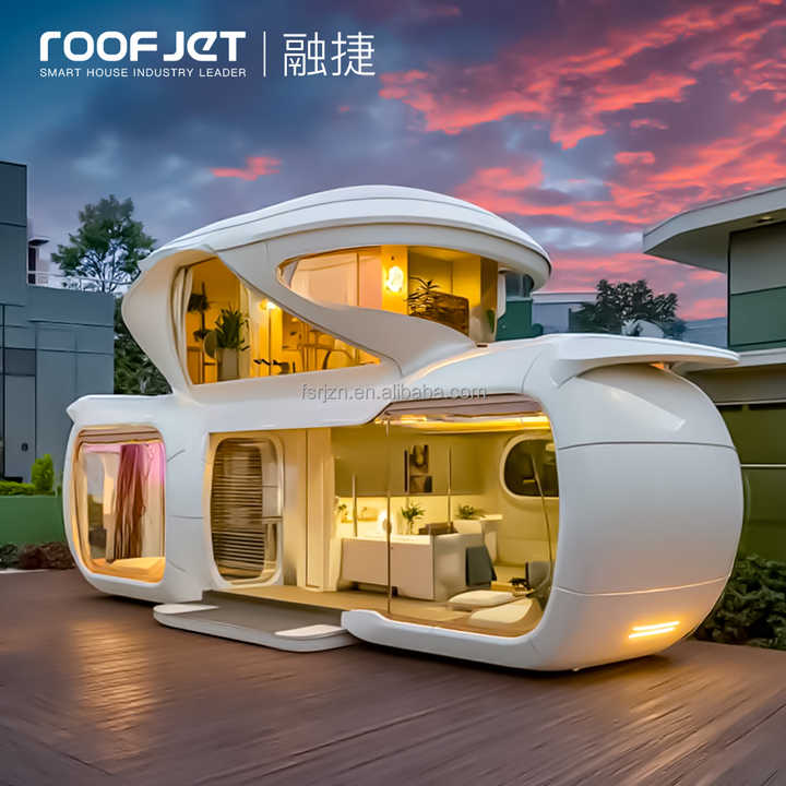 Photo inspiration: Picture Idea: Galvanized Steel Capsule House 2 Floor Eco Friendly Prefab