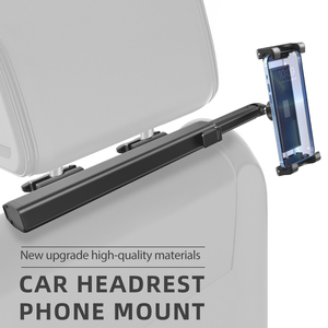 Soporte para Teléfono <span class=keywords><strong>y</strong></span> Tablet para Reposacabezas de Coche, 360° °   Soporte Ajustable <span class=keywords><strong>y</strong></span> Retráctil para Asiento Trasero para Dispositivos de 4.7-<span class=keywords><strong>11</strong></span> Pulgadas, Esenciales de Viaje para Niños - Product Image 1