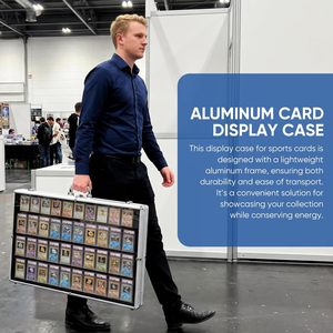 Vitrine d'exposition pour cartes en aluminium durable 34"x22" avec support OEM/ODM, résistante à la poussière et personnalisable - Product Image 6