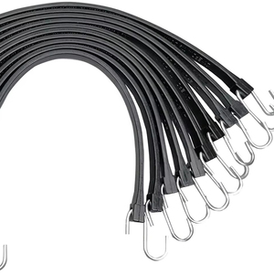 Cordons élastiques <span class=keywords><strong>EPDM</strong></span> de haute qualité en gros de l'usine Bollison / Crochets en métal à sertissage - Product Image 1