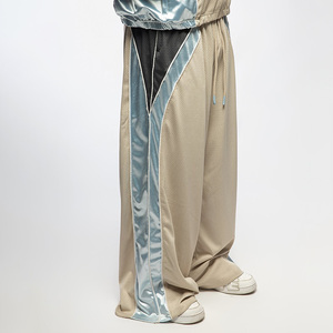 New Design Custom <b>Two</b> <b>Pieces</b> <b>Mesh</b> Track Suit <b>Set</b> Baggy Fit Color Block <b>Mesh</b> Tracksuit - Product Image 4