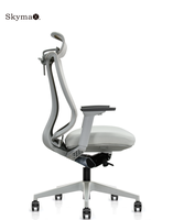 Mobilier classique Chaises et tables de bureau Chaise de travail Dexley Chaise de travail ergonomique pivotante en maille avec bras Double siège