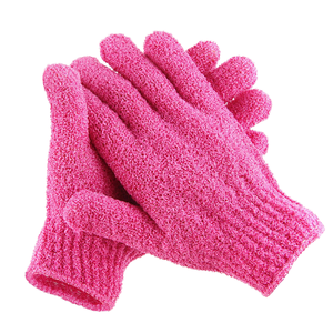 Guantes de Baño de Poliéster de Cinco Dedos FB con Herramienta Exfoliante para la Espalda, para Aplicación Corporal en Adultos, Cepillos de Baño, Esponjas y Exfoliantes - Product Image 2