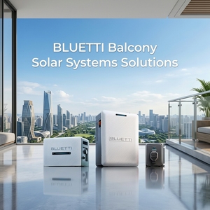 Système de stockage solaire pour balcon BLUETTI IP65 1,2 kW haute efficacité, <span class=keywords><strong>batterie</strong></span> LiFePO4 tout-en-un pour jardin et usage extérieur - Product Image 1