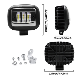 5 "pouces 30W voiture moto projecteur antibrouillard LED barre lumineuse de travail pour Jeep camion bateau <span class=keywords><strong>Lada</strong></span> <span class=keywords><strong>Niva</strong></span> <span class=keywords><strong>4x4</strong></span> ATV hors route conduite phare - Product Image 3