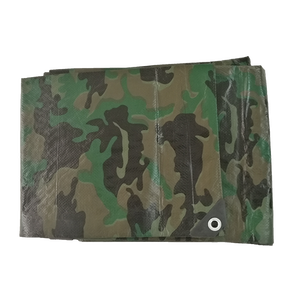 Bâche imperméable de rouleau de bâche de PE de toile forte de <span class=keywords><strong>camouflage</strong></span> de haute qualité - Product Image 5
