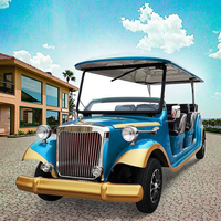 BFF Kepler Bus touristique électrique qualité 6/8/14 places voitures anciennes classiques Vintage voiturette de Golf visite confortable