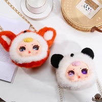 MM Lait Bonbon Bébé Sac à fermeture éclair Boîte aveugle en peluche Sac à dos tendance Pendentif Poupée mignonne