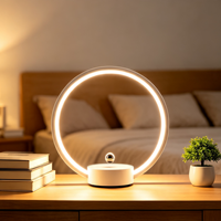 Lampe annulaire à lévitation magnétique HCNT Circlo RGB, éclairage décoratif pour la maison, lumière LED flottante, décoration intérieure moderne, cadeau personnalisé