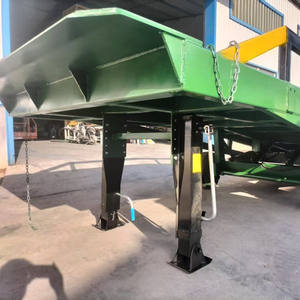 Rampa de patio hidráulica de <span class=keywords><strong>10T</strong></span>, rampa de muelle de carga móvil de acero para remolques de contenedores, elevador de carga hidráulico de almacén, envío rápido - Product Image 2