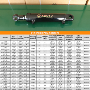 Cylindre hydraulique professionnel de 16 MPa à longue course, cylindre de levage hydraulique de 5 tonnes en stock, fabrication en usine - Product Image 3